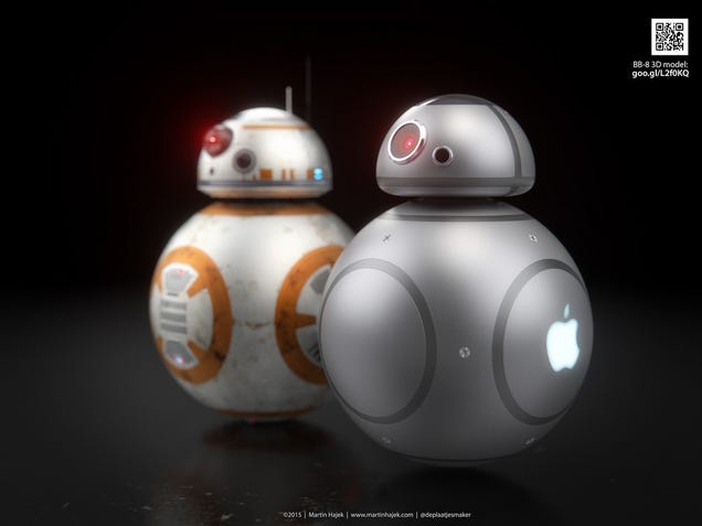 If Apple Made BB-8 Droids, They'd Be Adorable