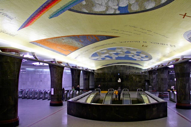 Moscow's Metro Isn't a Post Apocalyptic Wasteland. It's Actually Quite Lovely.