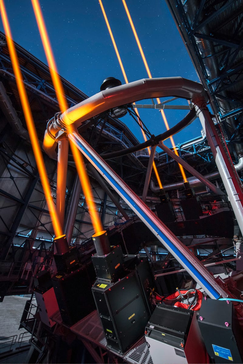 These Four Laser Beams Will Create the World's Most Powerful Fake Stars