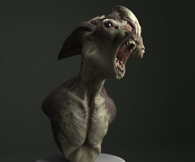 A StarCraft II Marine Won't Shoot Monsters This Pretty