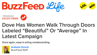 BuzzFeed Deletes Post Critical of Dove, a BuzzFeed Advertiser