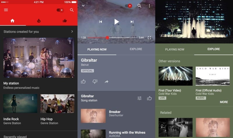 Music and YouTube est & # XE1; available for iOS and Android