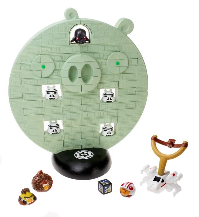 First look at the Angry Birds Star Wars crossover, behold the Pig Star!