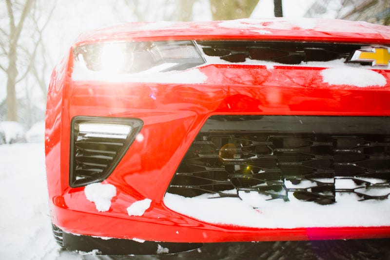 A 455 Horsepower V8 Camaro On Snow Tires Is The Best Worst Blizzard Car Ever