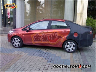 Ford Fiesta Sedan Caught Red-Handed Testing In China