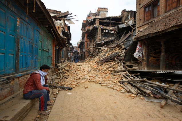 La devastación del terremoto de Nepal, en imágenes