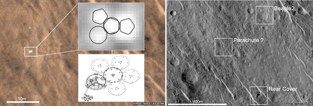 Lost Beagle Lander Found Seemingly Intact on Mars, Failure Cause Unknown