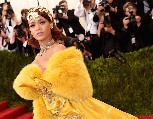 Rihanna is Literally the Belle of the Ball at the Met Gala