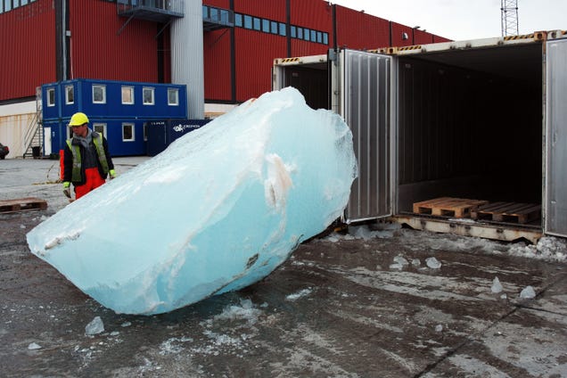 What It Takes To Transport 112 Tons of Arctic Ice Over 2,000 Miles