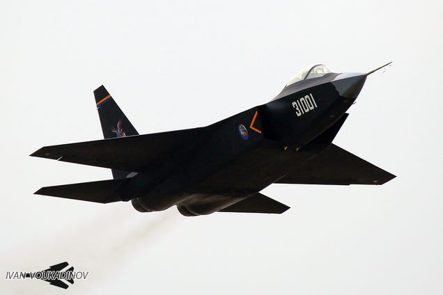 Amazing Photos Of China's Newest Stealth Jet Show Growing Air Might