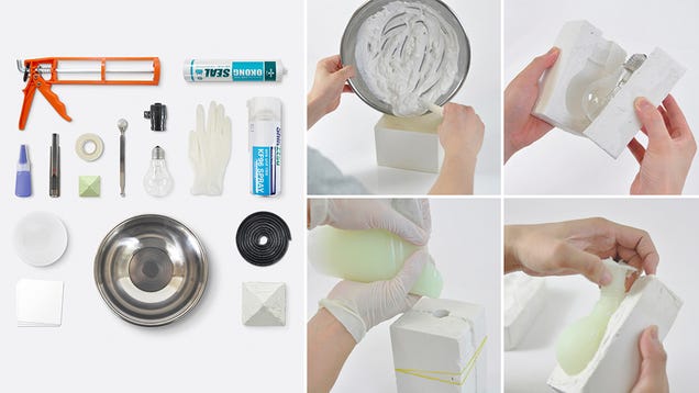 Cómo fabricar bombillas de silicona que emiten luz sin electricidad