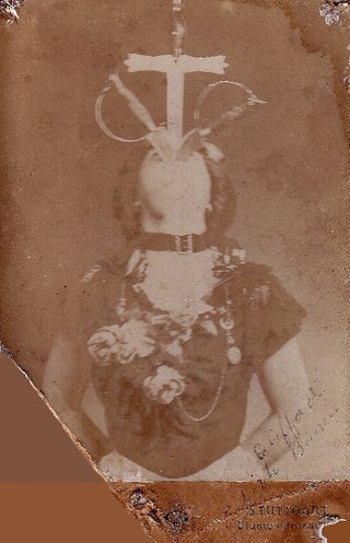 Awesome portraits of female sword swallowers in the 1800s