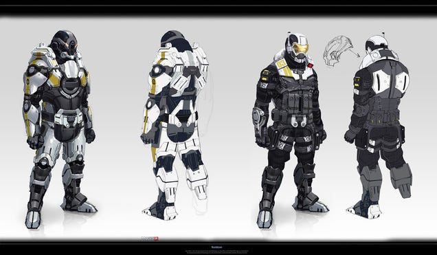 Stunning Mass Effect Portraits (And Dragon Age on a Leash)