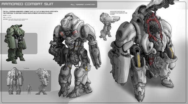 A StarCraft II Marine Won't Shoot Monsters This Pretty