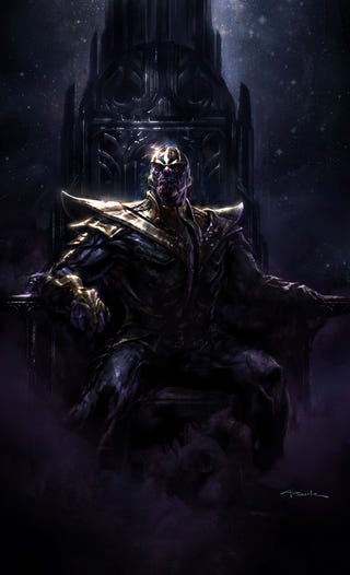 Insane collection of Avengers concept art shows Thanos in action