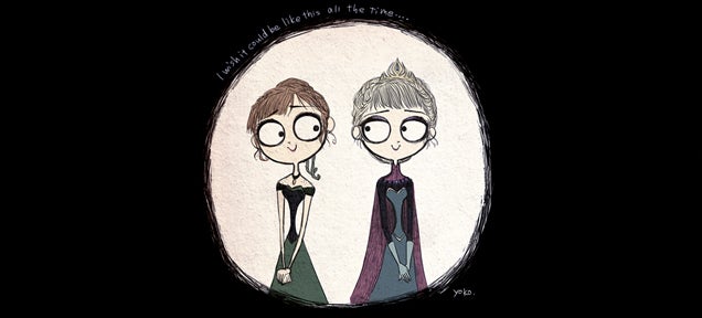 What Frozen would have looked like if Tim Burton made it