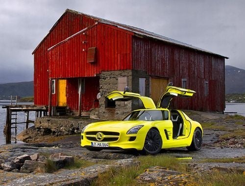 Yellow mercedes top gear #4