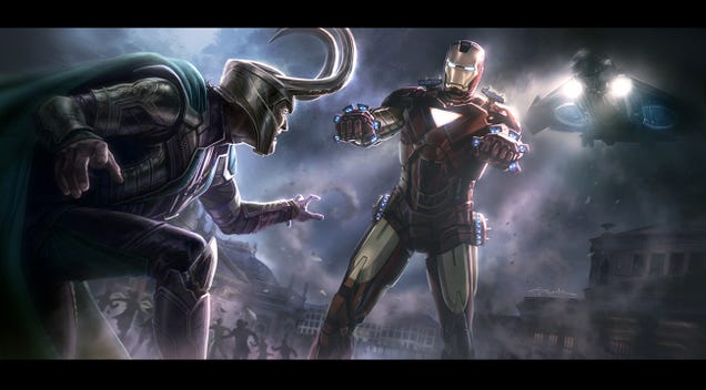 Insane collection of Avengers concept art shows Thanos in action