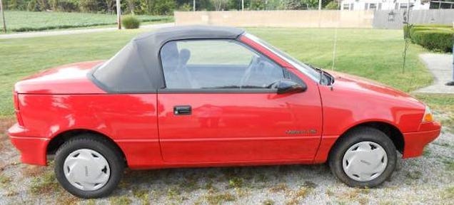 This Geo Metro Convertible Only Has 548 Miles And Could Be Yours