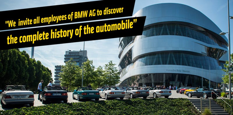 Mercedes Trolls BMW Hard On 100th Birthday With Invitation To The Mercedes Museum
