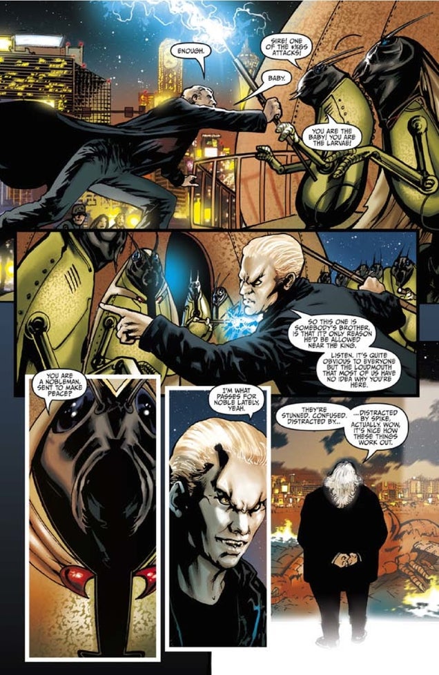 An exclusive sneak peek of the final issue of IDW's Spike miniseries