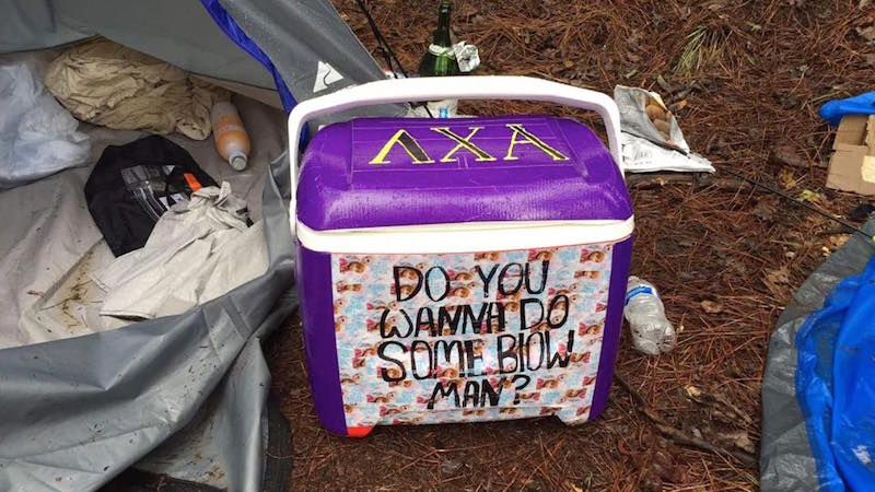 Oregon Fraternity Says That Trashing a California Lake Isn't a Reflection of Their 'Core Values'