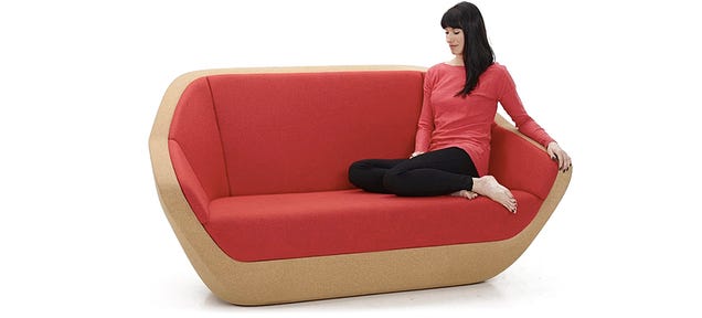 A Lightweight Cork Sofa Means You'll Never Hire a Mover Again