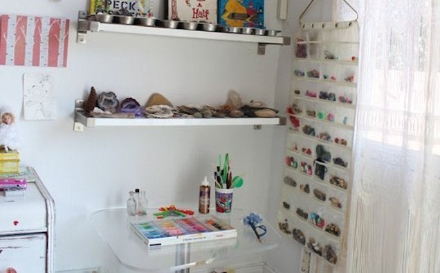 Keep Kids’ Small Toys in a Hanging Jewelry Holder