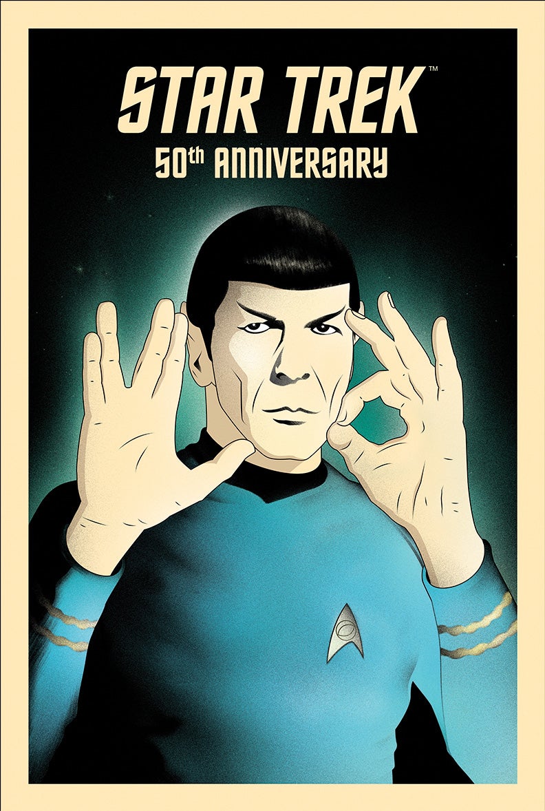 Leonard Nimoy's Final Artwork Is One of 50 Pieces of Star Trek Art Going On Tour