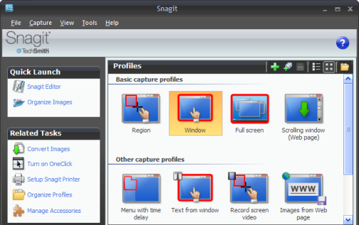 snagit screenshot tool
