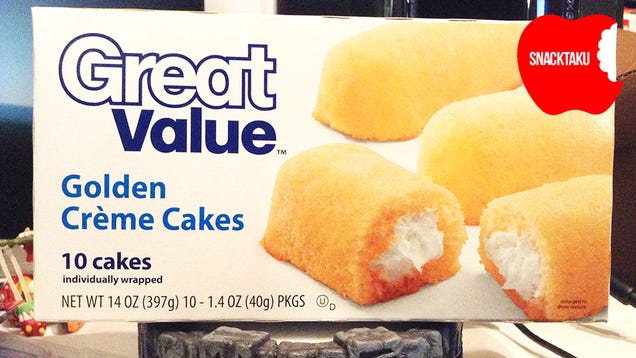 Great Value Golden Crème Cakes: The Snacktaku Review