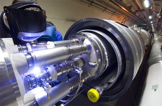 LHC Shut Down After a Ton of Liquid Helium Leaks into Tunnel