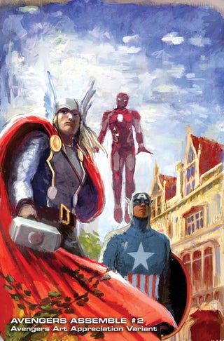 Avengers fine art covers present The Hulk à la Michelangelo and Al Hirschfeld