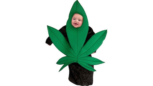 Dress Your Precious Baby as a Dank-Ass Pot Leaf This Halloween