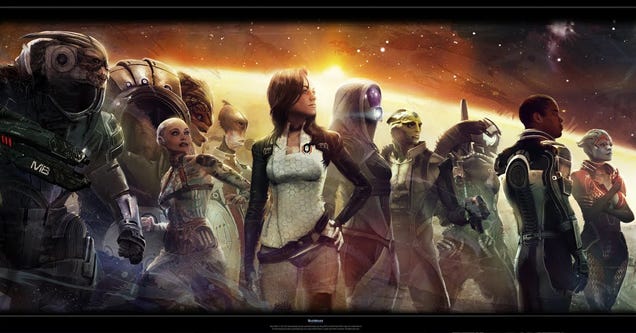 Stunning Mass Effect Portraits (And Dragon Age on a Leash)