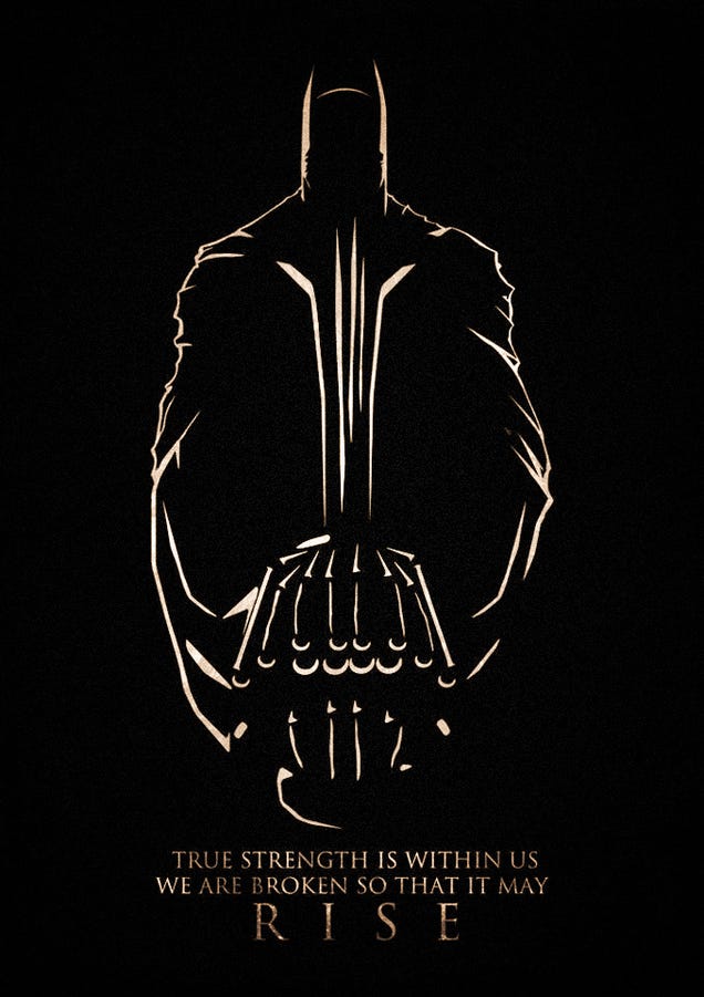 Dark Knight Rises fan art will be the instrument of your jubilation