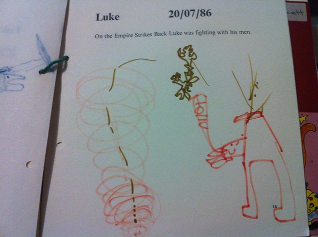 A Child's Sketchbook From the 1980s, Preserved For the 21st Century