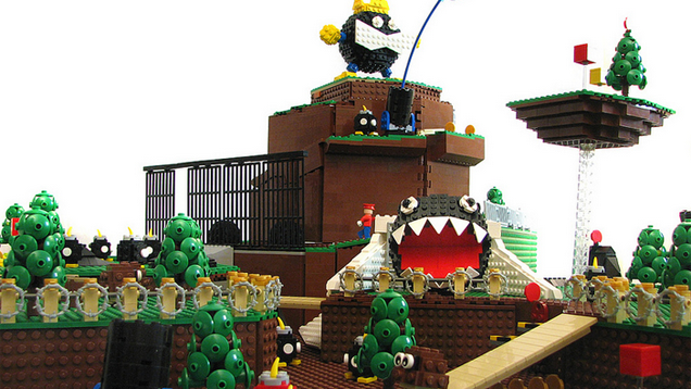 Super Mario 64's Iconic First Stage In LEGO Form