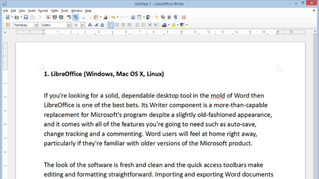 free alternatives to microsoft word