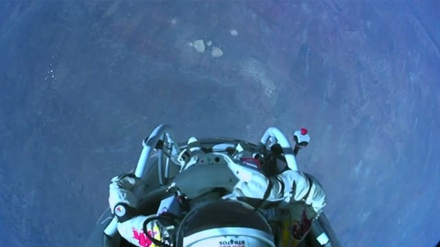 Red Bull's Insane 24 Mile Supersonic Stratos Space Jump Has Been A Success
