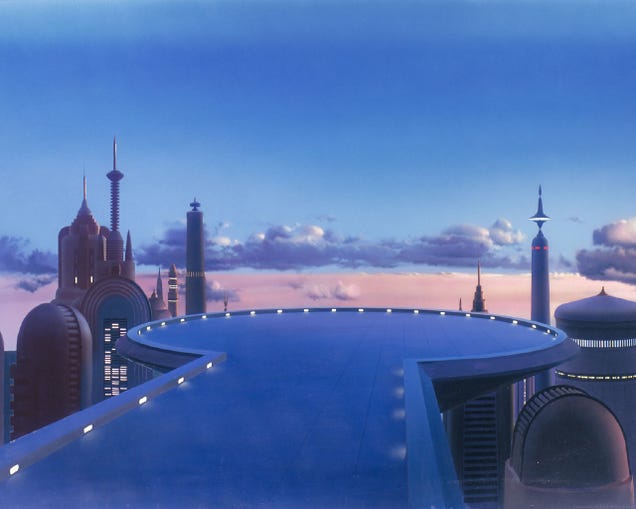 The matte paintings of the original Star Wars trilogy and their creators