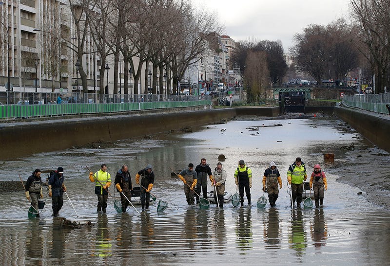Bicicletas, pistolas y monedas de oro: todo lo que aparece al drenar un canal en París