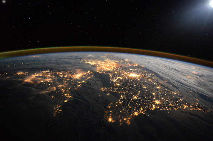 Tim Peake Is Capturing Stunning Images of Northern Europe From the ISS