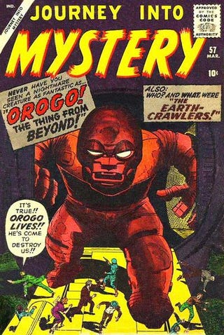 In praise of that nameless guy who was always yelling on old comic covers