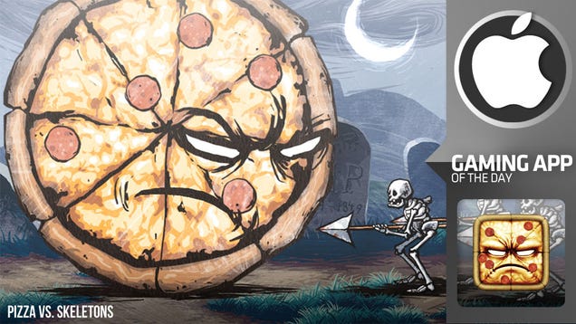 Take Out Skeletons with Take-Out Pizza in this Ridiculous iPhone Platformer