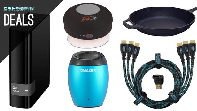 A Speaker for Your Shower, Cast Iron Cooking, Tailgate Grill [Deals]