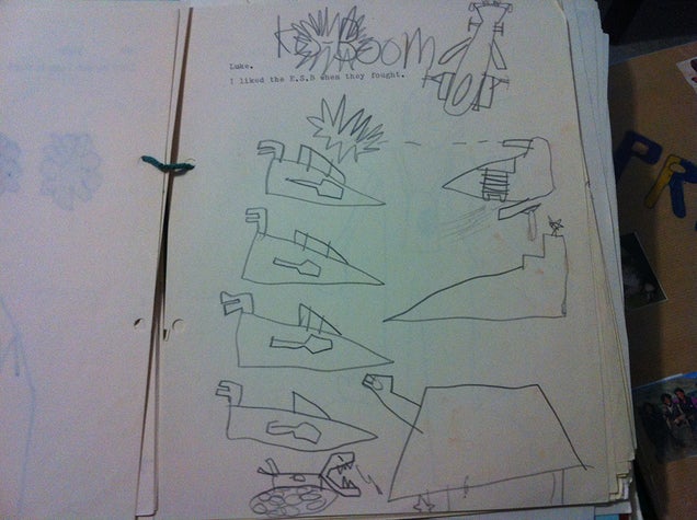 A Child's Sketchbook From the 1980s, Preserved For the 21st Century