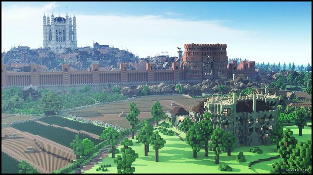 Game of Thrones King's Landing recreated with baffling precision in Minecraft
