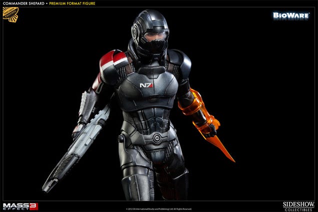 Commander Shepard's $350 Statue Looks Lonely Without Tiny Plastic Space Hamsters