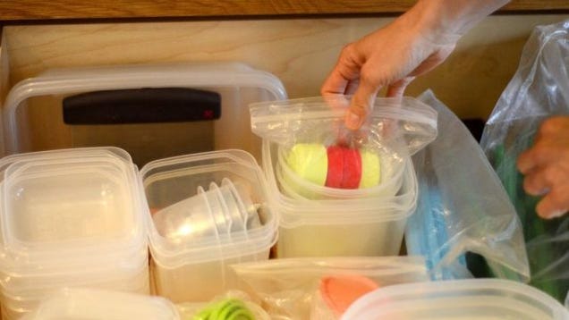 Stack Only Square Containers to Maximize Kitchen Space